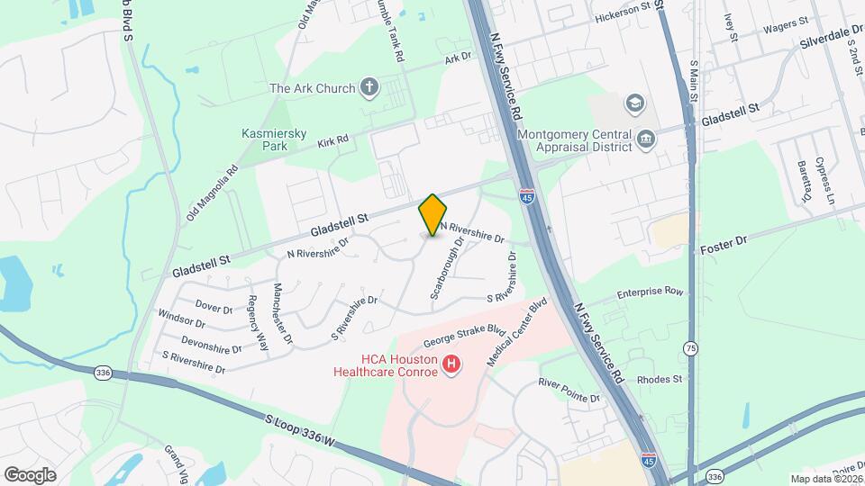 443 N Rivershire Dr Map and Location Details