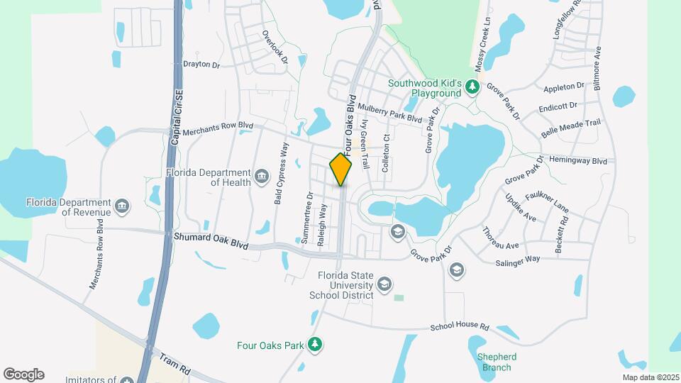 4150 Four Oaks Blvd Map and Location Details