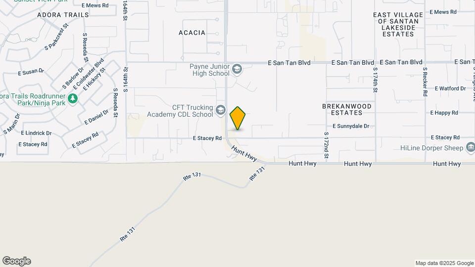 16819 E Palm Beach Dr Map and Location Details
