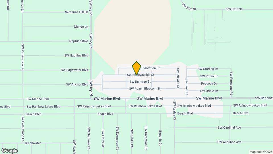 21414 SW Honeysuckle St Map and Location Details