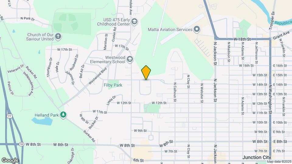 1013 W 14th St Map and Location Details