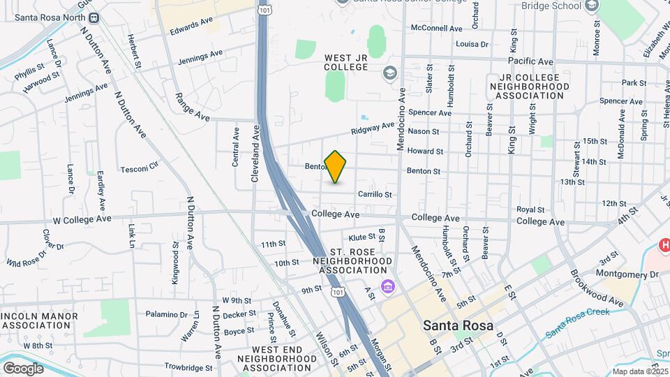 333-337 Carrillo St Mapa y Detalles de la Ubicación
