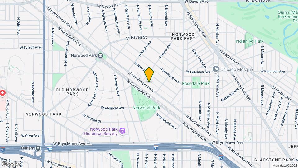 5935 N Northwest Hwy Map and Location Details