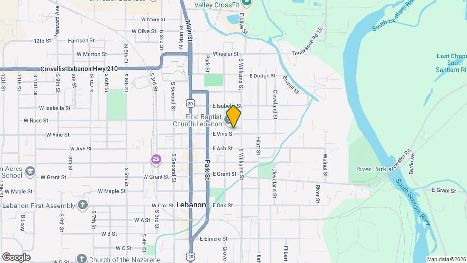 229 E Vine St Map and Location Details