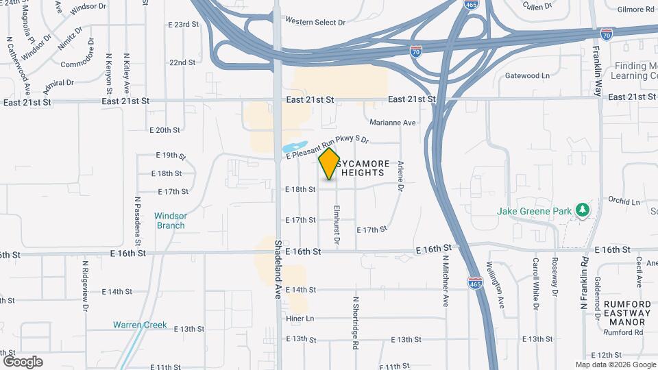 7134 E 18th St Map and Location Details