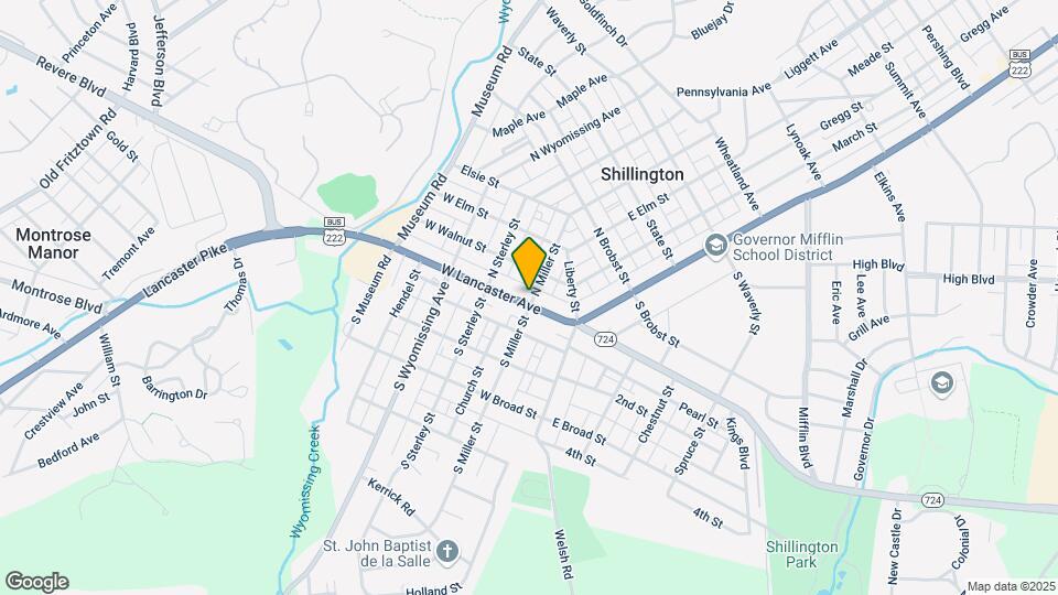 101 W Lancaster Ave, Unit 2fl Apartment Map and Location Details