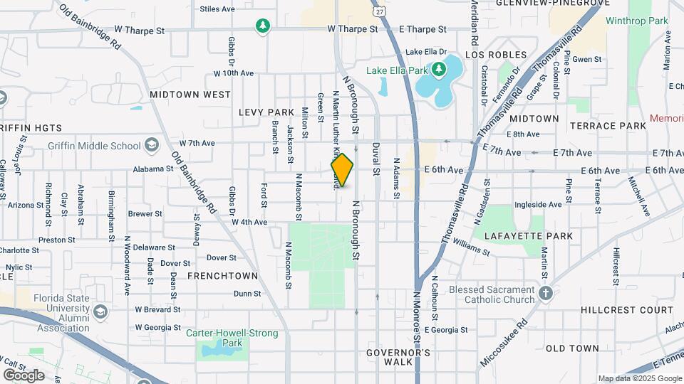 1217 N Martin Luther King Jr Blvd. Map and Location Details
