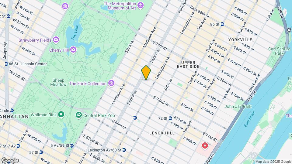 109 E 73rd St Map and Location Details