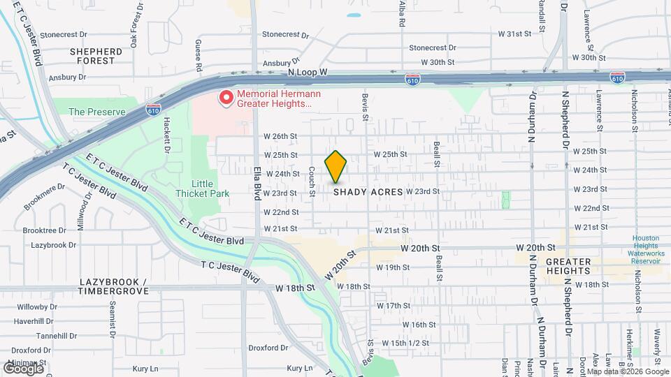 1413 W 23rd St Map and Location Details