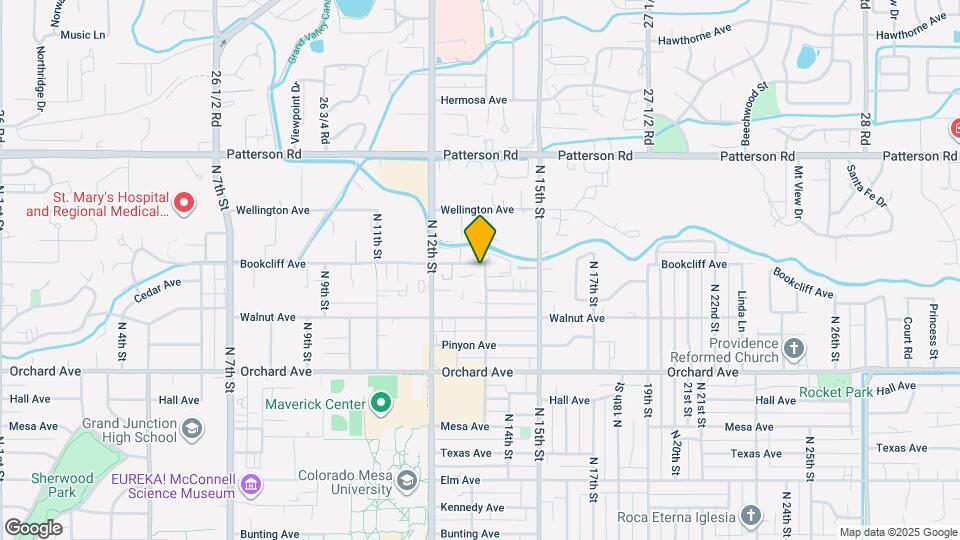 1281 Bookcliff Ave Map and Location Details
