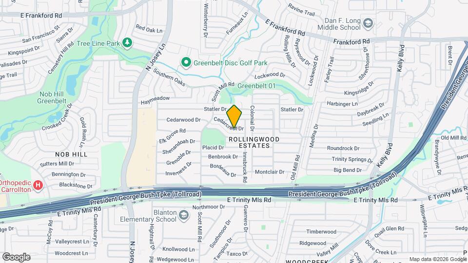 2118 Cedarcrest Dr, Unit 1615 - A-201 - A Map and Location Details