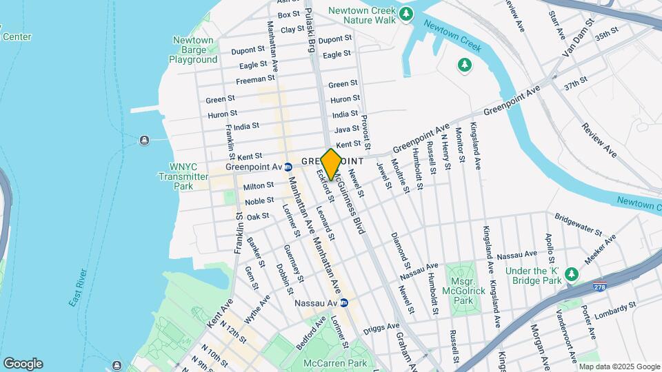 296 Eckford St Map and Location Details