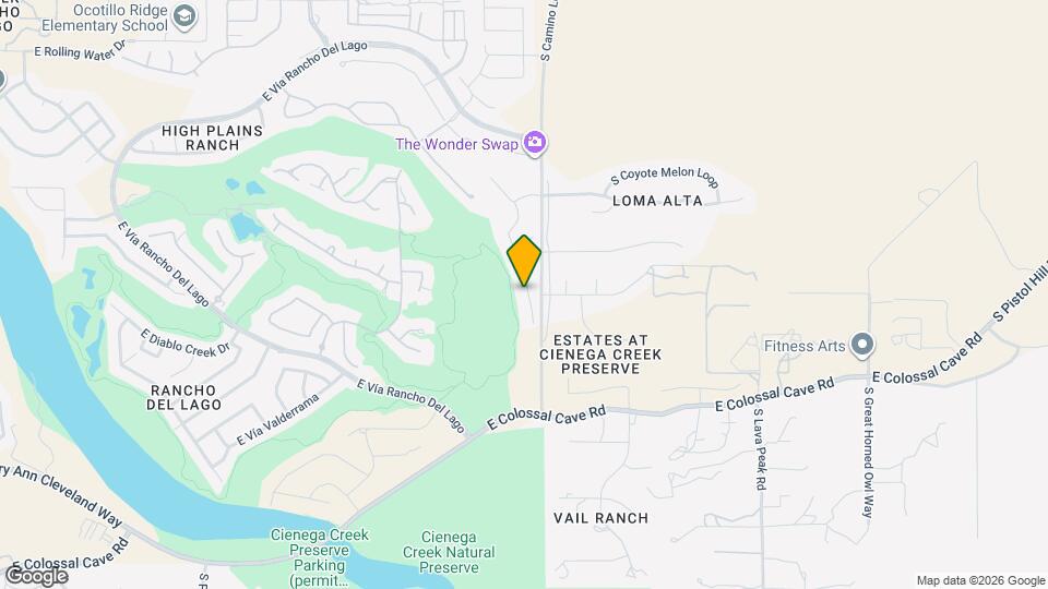 14746 S Avenida Lago De Plata Mapa y Detalles de la Ubicación