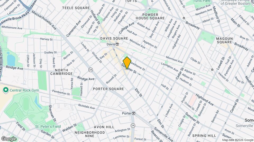 197R Elm St, Unit 1 Map and Location Details