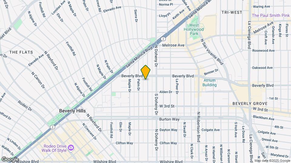 415 N Oakhurst Dr Mapa y Detalles de la Ubicación