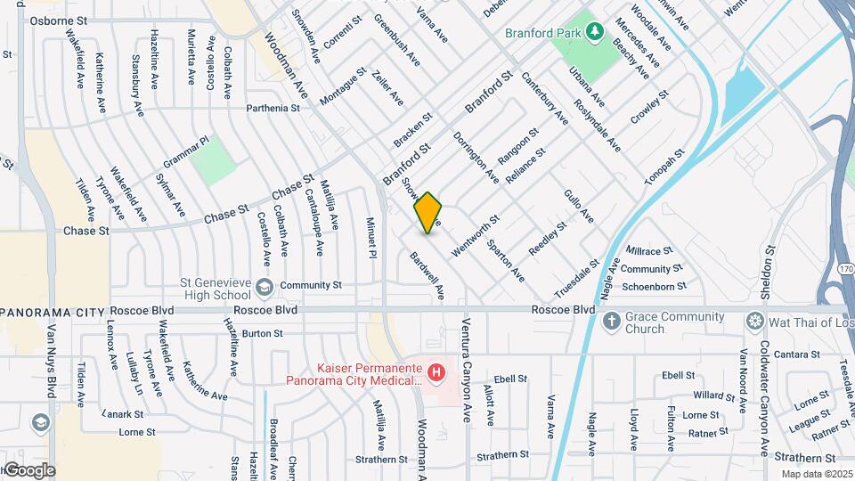 8491 Ventura Canyon Ave Mapa y Detalles de la Ubicación