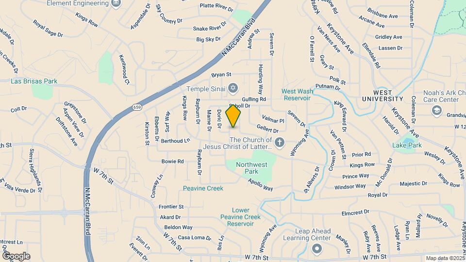 1390 Bridgewood Ln Mapa y Detalles de la Ubicación