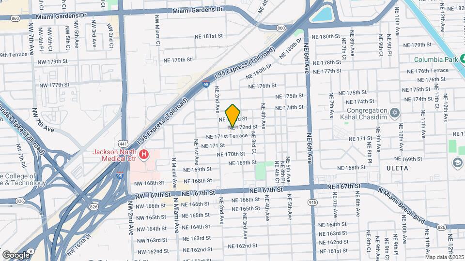 17199 NE 2nd Ct Map and Location Details