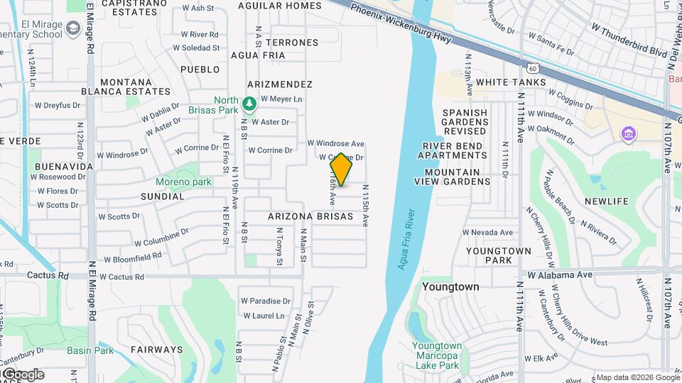 11538 W Scotts Dr Mapa y Detalles de la Ubicación