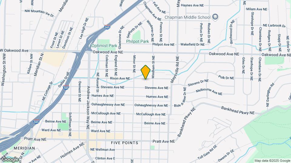 1402 Rison Ave NE Map and Location Details