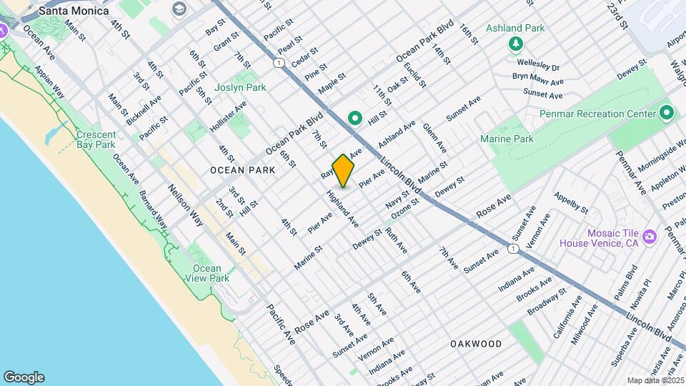 631 Pier Ave, Unit 4 Map and Location Details