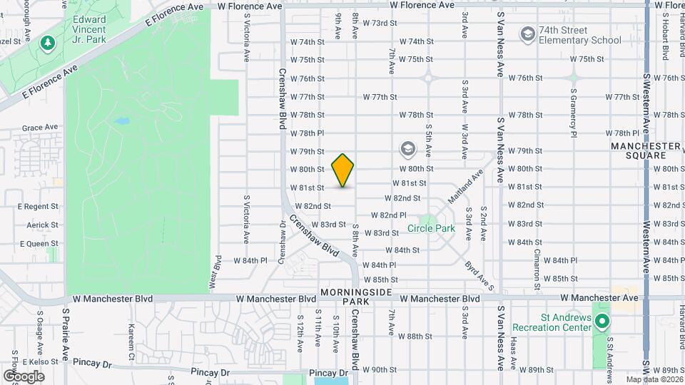 3116 W 81st St Map and Location Details