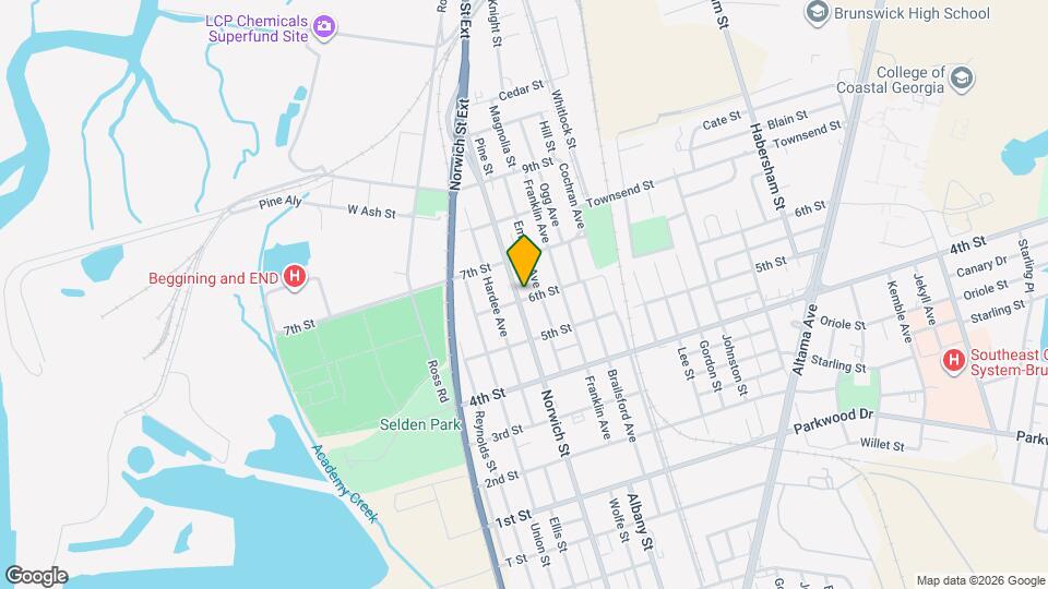 3602 Norwich St Map and Location Details