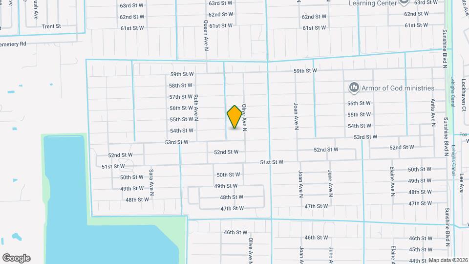 3207 54th St W Map and Location Details