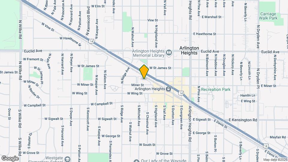 314 W Miner St Map and Location Details