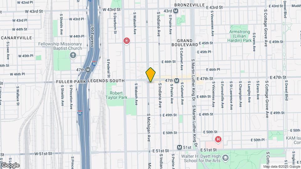 4711-4715 S Michigan Ave Map and Location Details