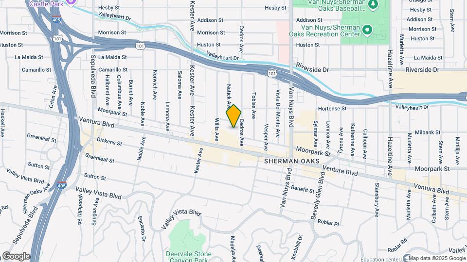 4501 Cedros Ave Mapa y Detalles de la Ubicación