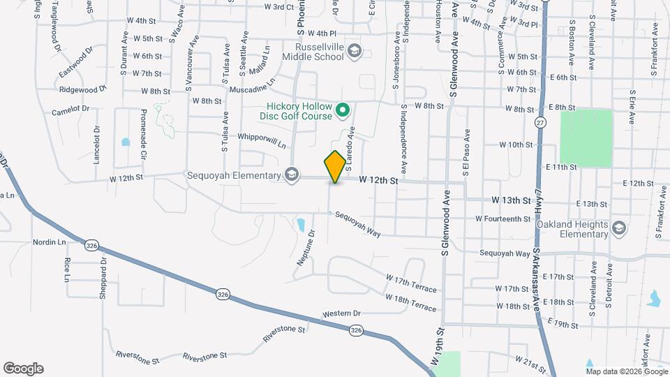 1205 S Muskogee Ave Map and Location Details