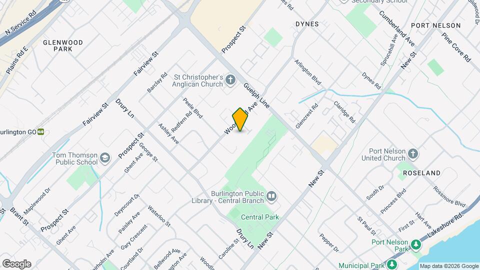 2390 Woodward Ave Map and Location Details