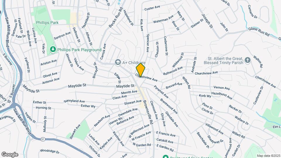 2622 Churchview Ave Mapa y Detalles de la Ubicación