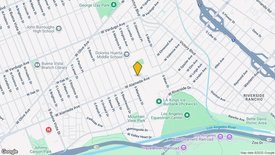 539 S Shelton St Map and Location Details