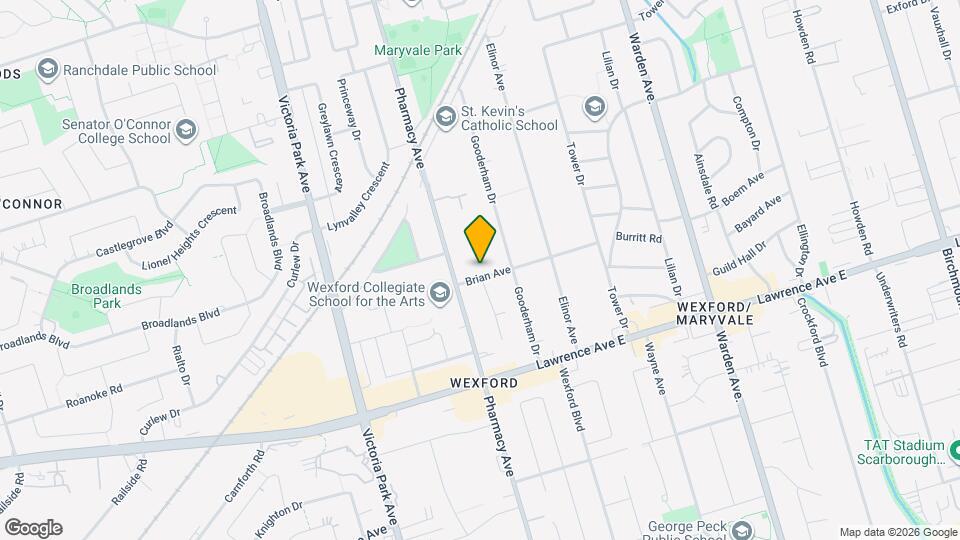 10 Brian Ave Map and Location Details