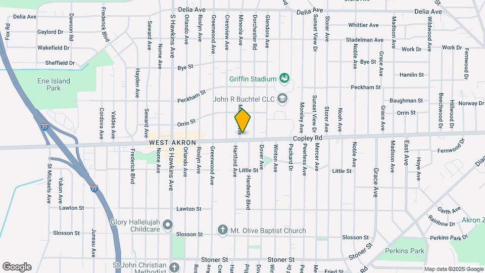 745 Mineola Ave Map and Location Details