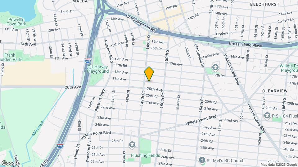14918 19th Ave, Unit 2nd floor Map and Location Details