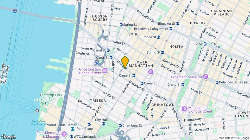 37 Lispenard St Map and Location Details
