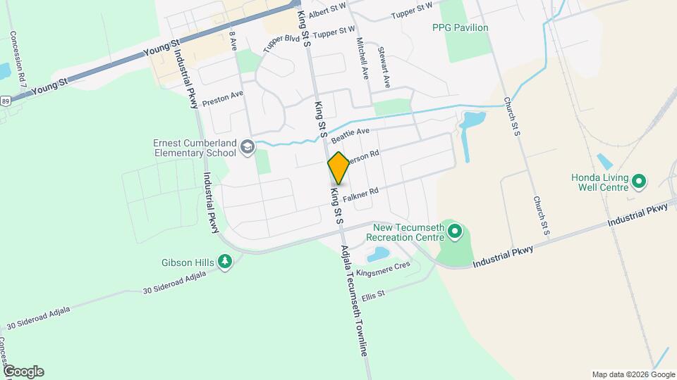 213 King St S Map and Location Details