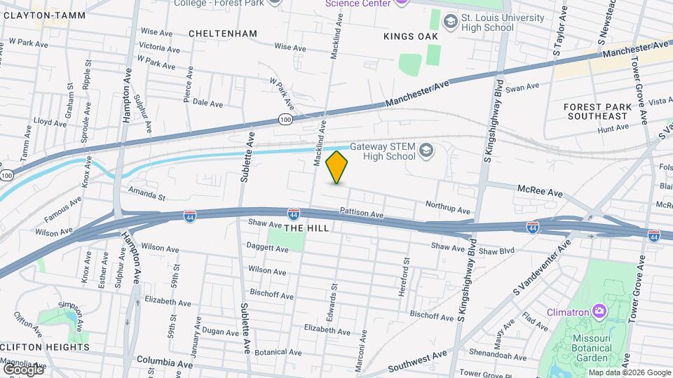 5320 Northrup Ave Map and Location Details