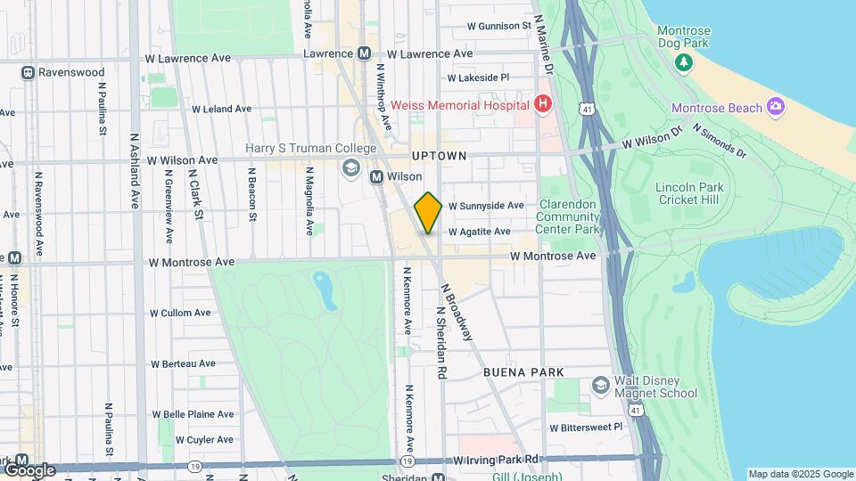 4421-4425 N Broadway St Mapa y Detalles de la Ubicación