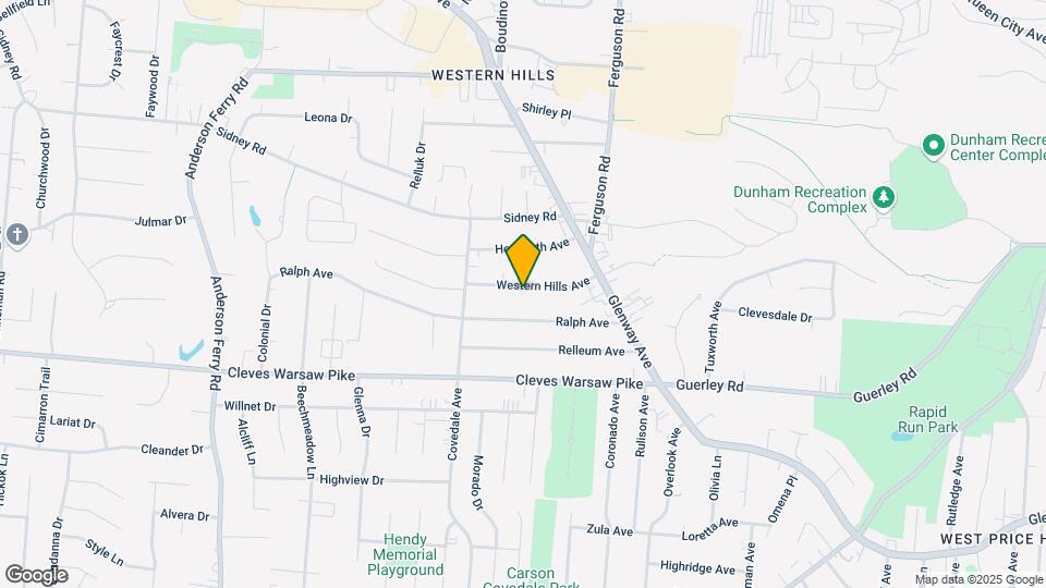 4967 Western Hills Ave Map and Location Details