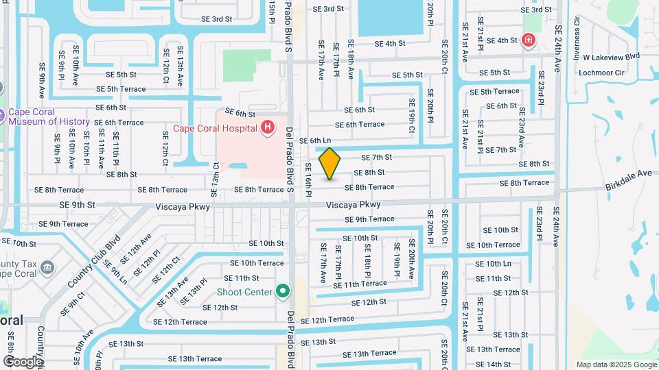 1705 SE 8th Terrace Map and Location Details