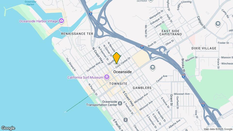 612 Civic Center Dr Map and Location Details