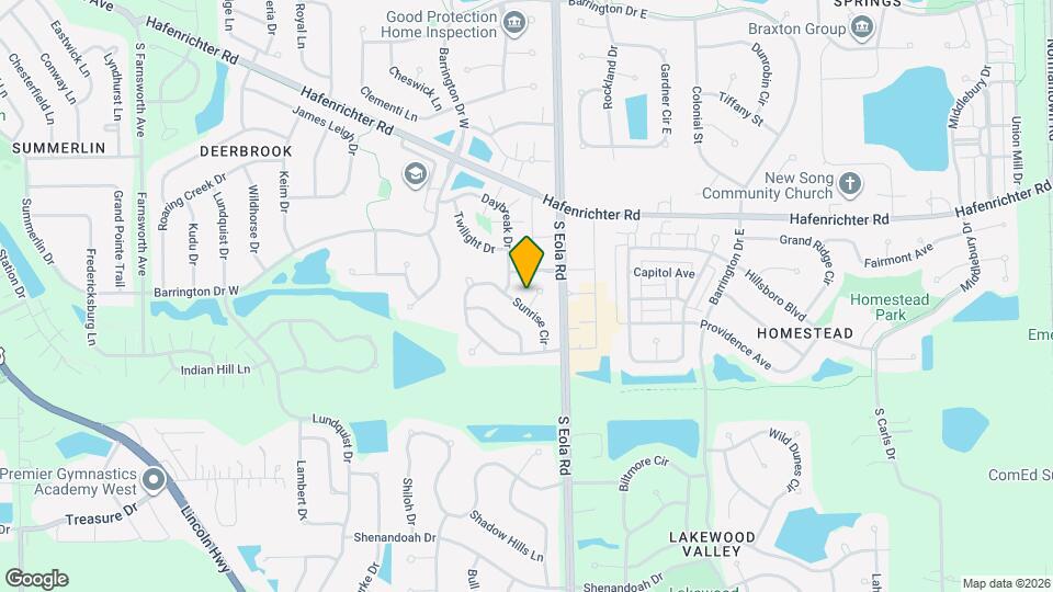 2329 Moonlight Ct Map and Location Details