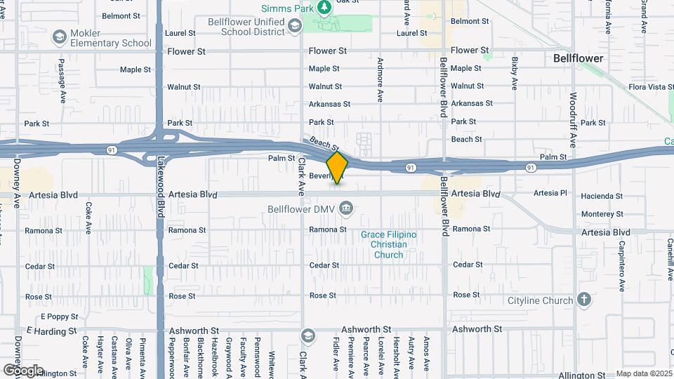 9453-9461 Artesia Blvd Map and Location Details