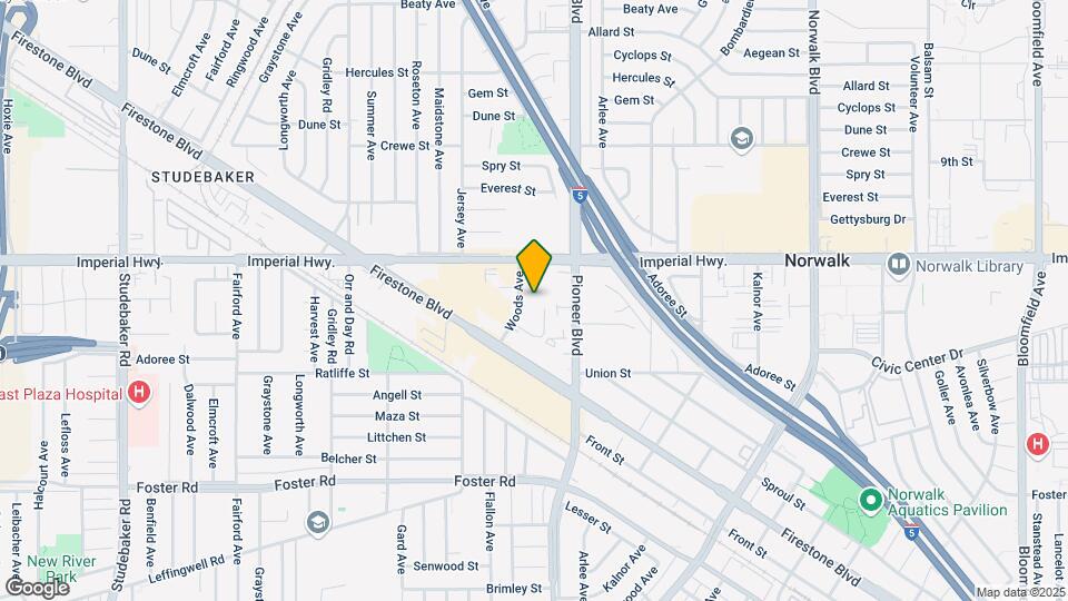 12640 Woods Ave Mapa y Detalles de la Ubicación