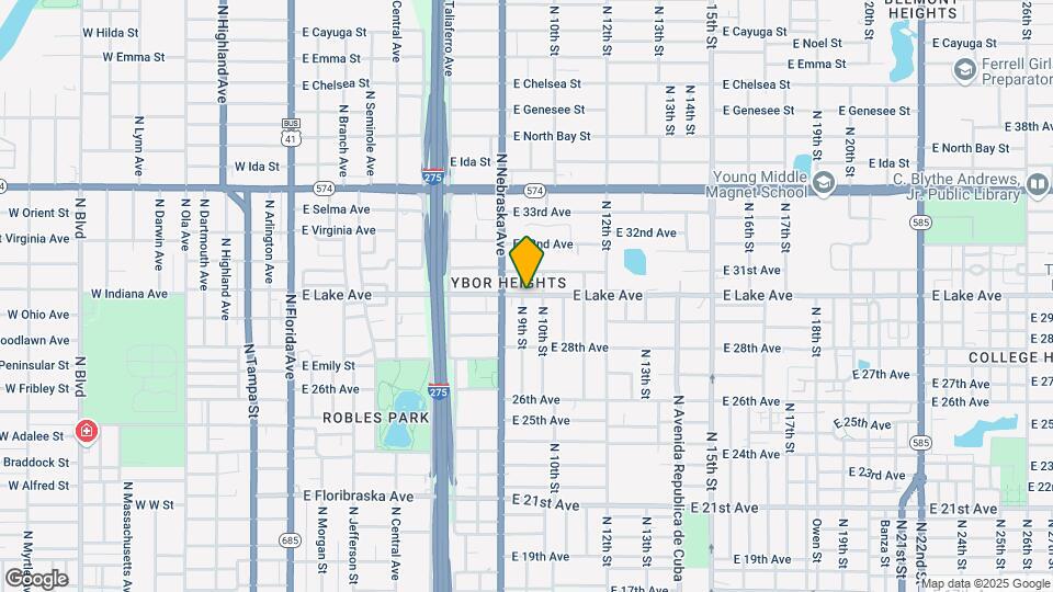 920 E Lake Ave Mapa y Detalles de la Ubicación