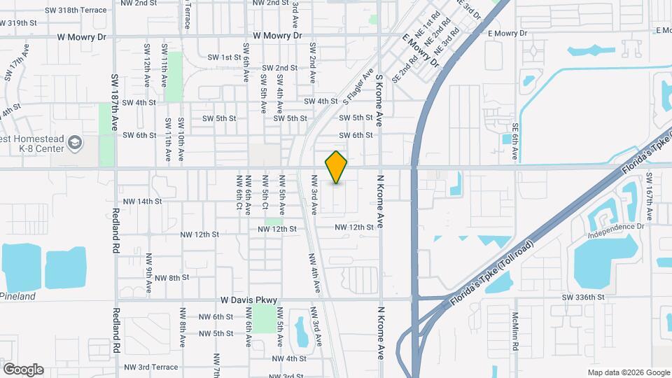 1457 NW 2nd Ave Map and Location Details